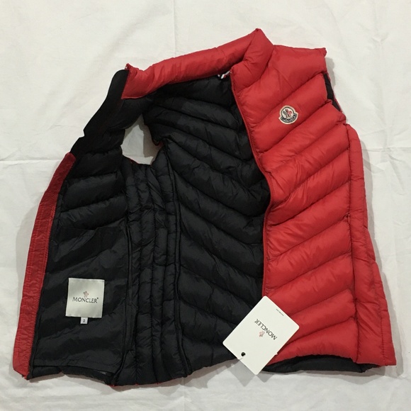 Moncler Jackets & Blazers - Women's Moncler Red Vest Moncler Jackets & Blazers - Women's Moncler Red Vest